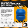 ID Double Trouble Durable Rubber Chew Toy and Treat Dispenser