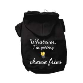 Whatever, I'm getting Cheese Fries (Color: black, size: X Small)