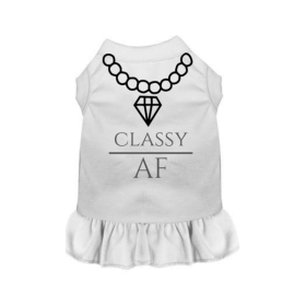 Classy AF (Color: White, size: X Small)