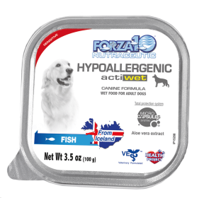 Forza10 Actiwet Hypoallergenic Icelandic Fish Recipe Canned Dog Food (size: 3.5-oz)