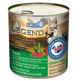 Forza10 Legend Skin Icelandic Fish Recipe Grain-Free Canned Dog Food (size: 13.7 oz)