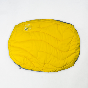 Eclipse Yellow Compressible Waterproof Dog Sleeping Mat (Color: Eclipse Yellow Sleeping Mat)