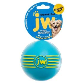 JW Pet iSqueak Ball Rubber Dog Toy (Option: Large)