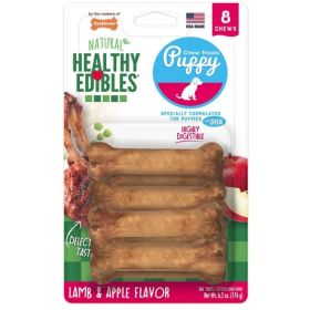 Nylabone Healthy Edibles DHA Omega 3 Puppy (Option: Lamb & Apples Flavor - Petite (8 Pack))