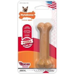 Nylabone Dura Chew Durable Dog Bone - Bacon Flavor (Option: Petite)