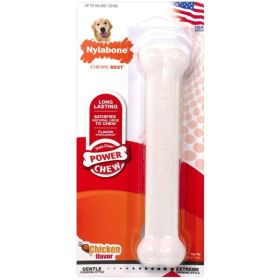 Nylabone Dura Chew Smooth White Dog Bone - Chicken Flavor (Option: Giant (1 Pack))