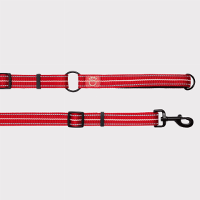 GF Pet Reflective Leash - EEZY-12 (Color: Red, size: Medium/Large)