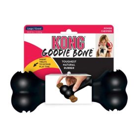 KONG XTreme Goodie Bone-Black (Option: L)