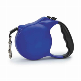 CC Belted Retractable Lead (Color: Blue, size: XL)