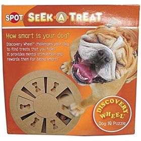 Spot Seek A Treat Interactive Dog Treat and Toy Puzzle (Option: Discovery Wheel)